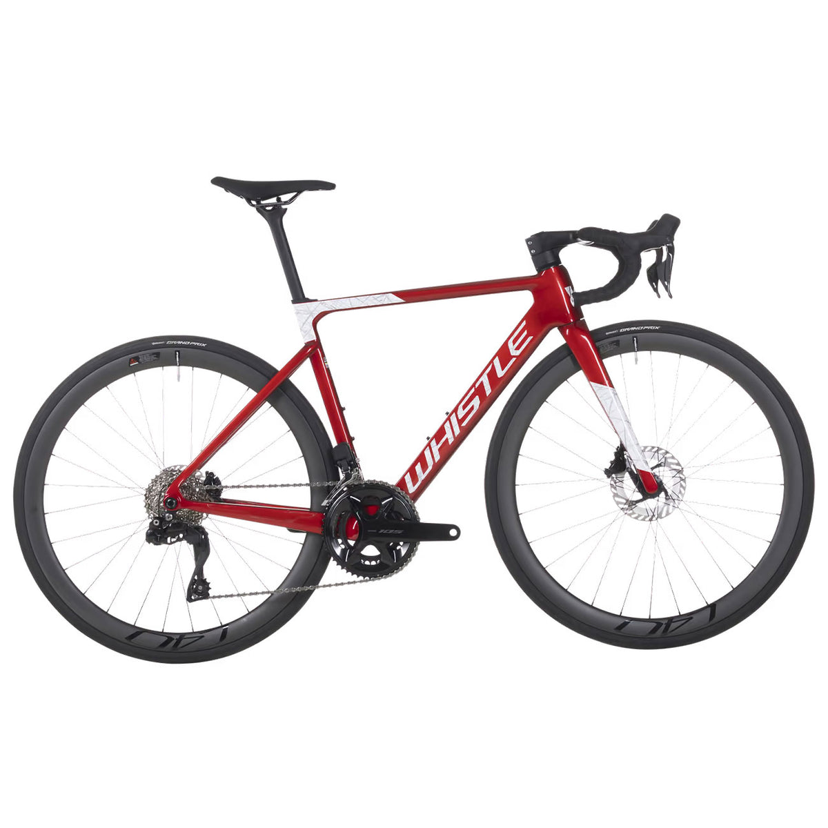 Whistle Vaero 2 105 Di2 rossa carbonio 