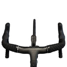 Whistle Vaero Carbon 105 Di2 + powermeter foto dettaglio manubrio dall'alto