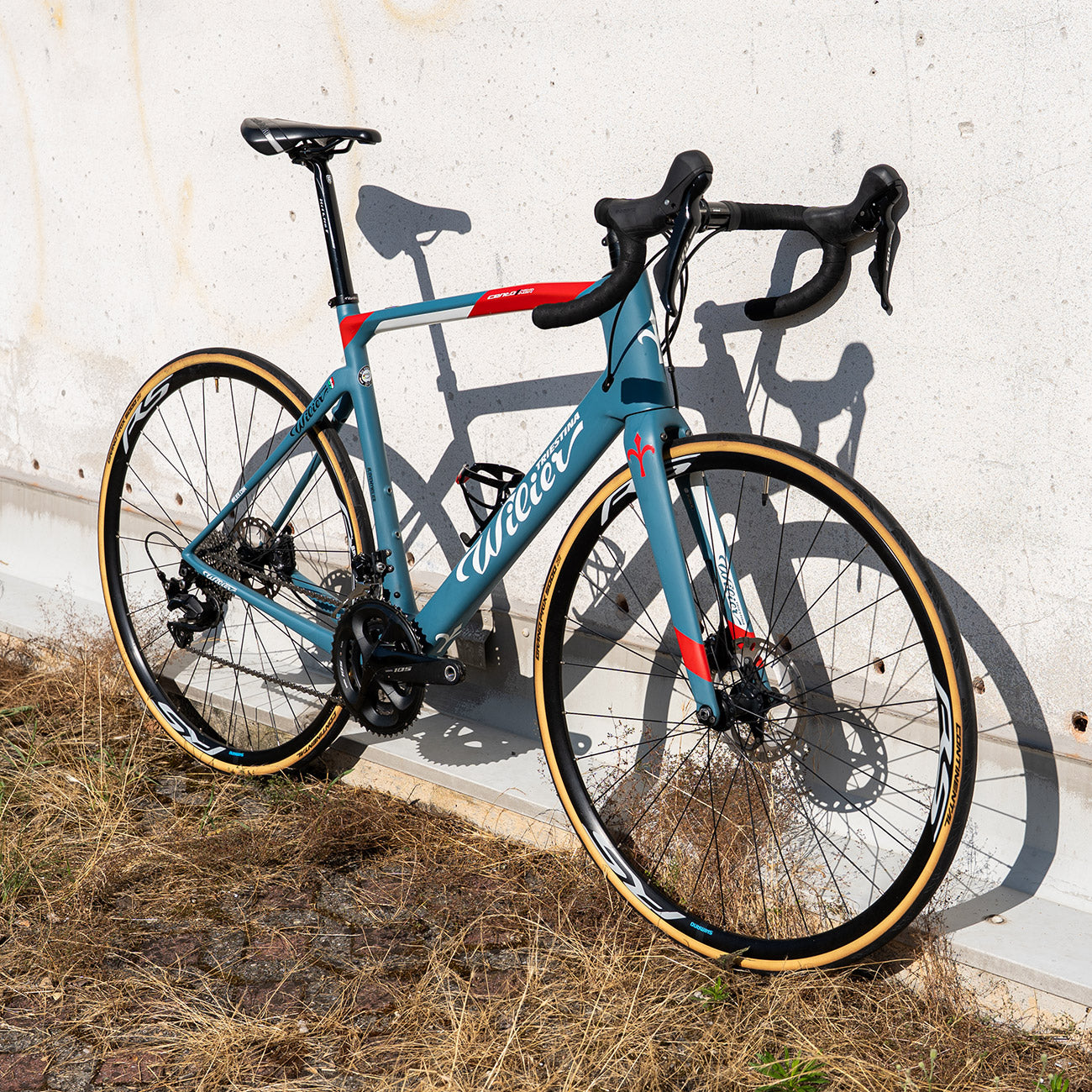 foto dettaglio bicicletta da corsa in carbonio wilier tristina cento 1 ndr